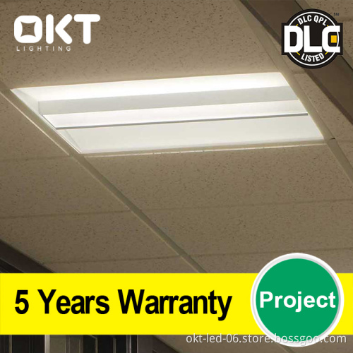 ETL cETL DLC 3panels led troffer with large light emitting size